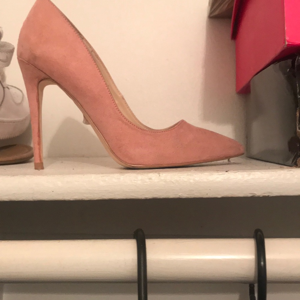 6” light pink heels